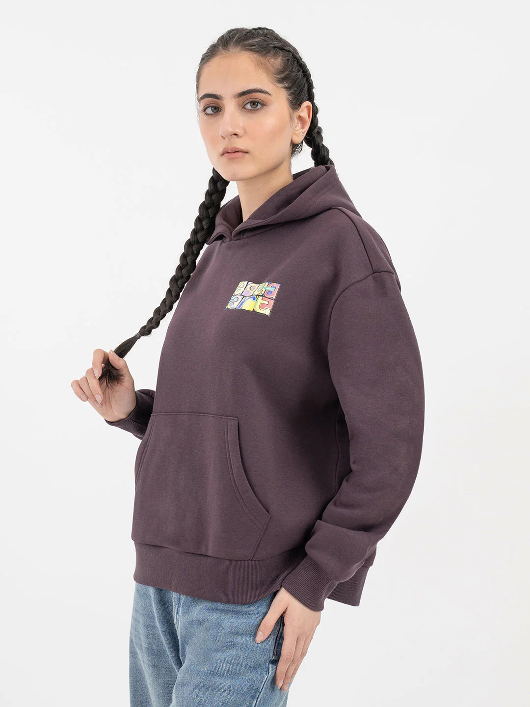 Deep Purple Hoodie for Women - Image 2