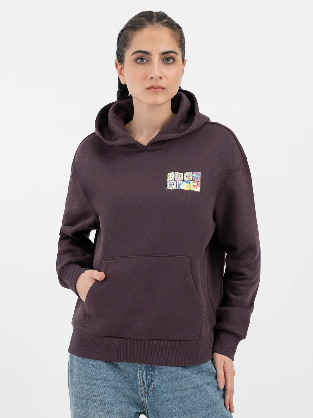 Deep Purple Hoodie for Women - Image 7