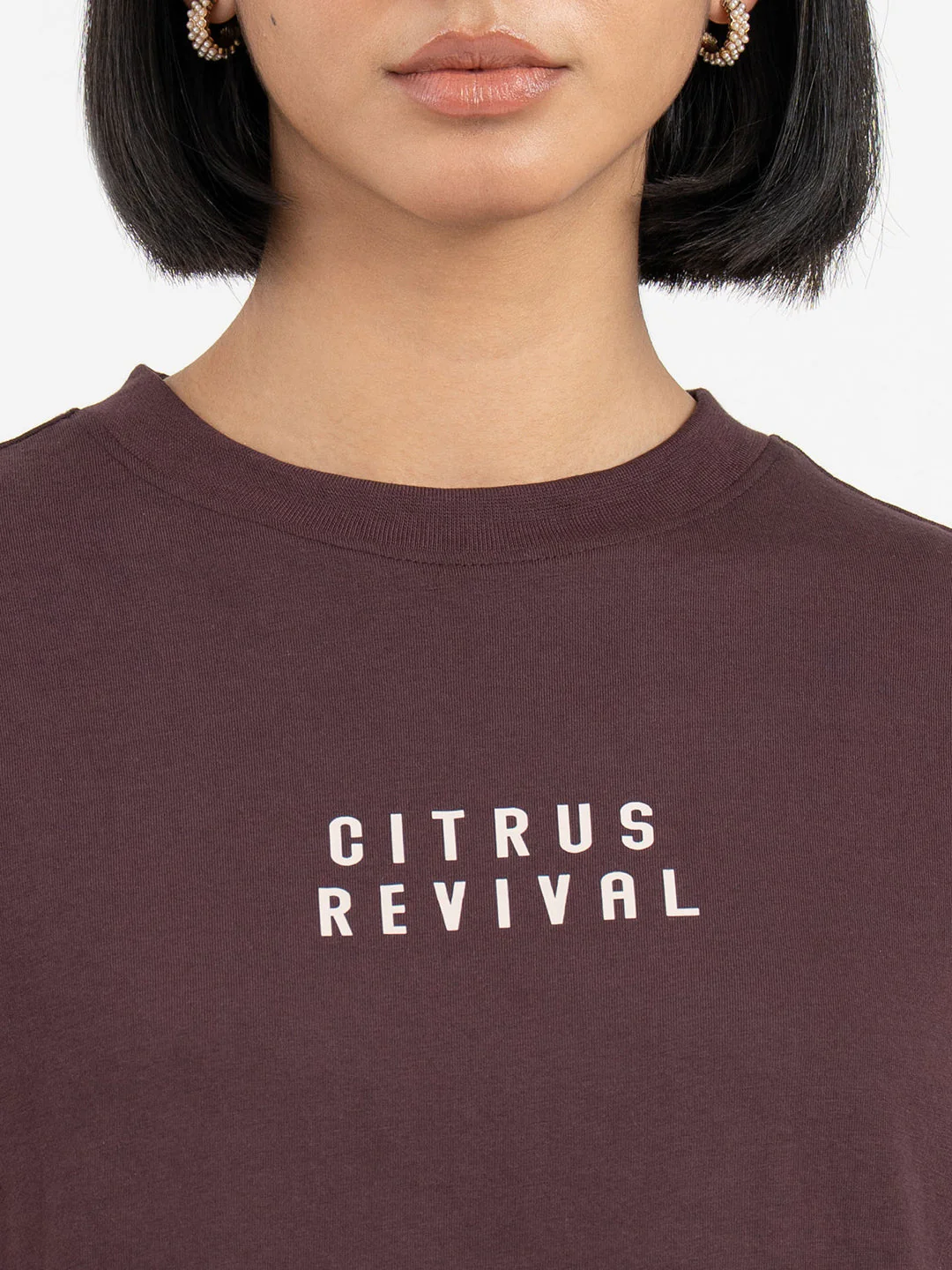 Deep Purple T-Shirt for Women - Image 4