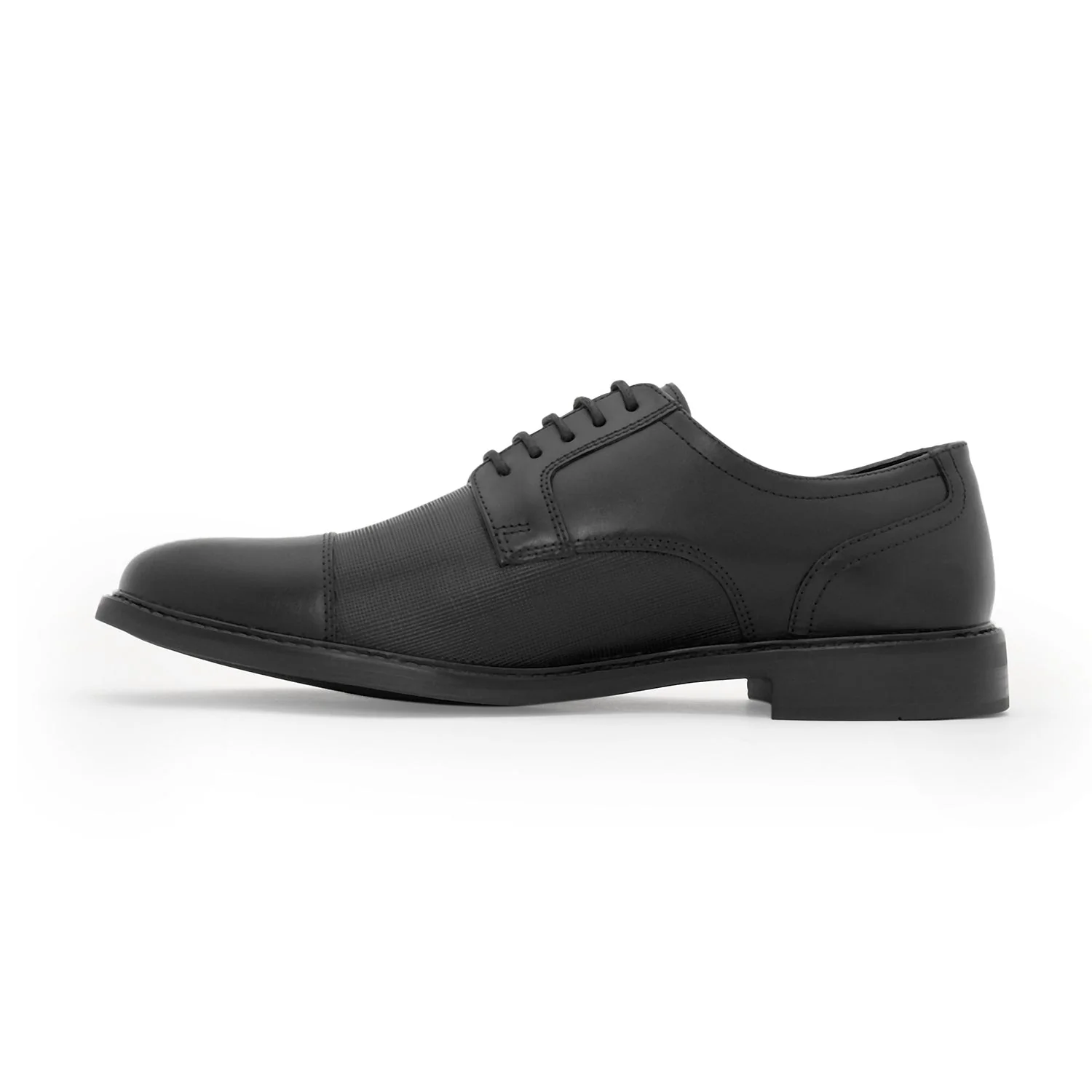 Derby Shoes for Men in Black | Formal Leather Shoes - Image 3