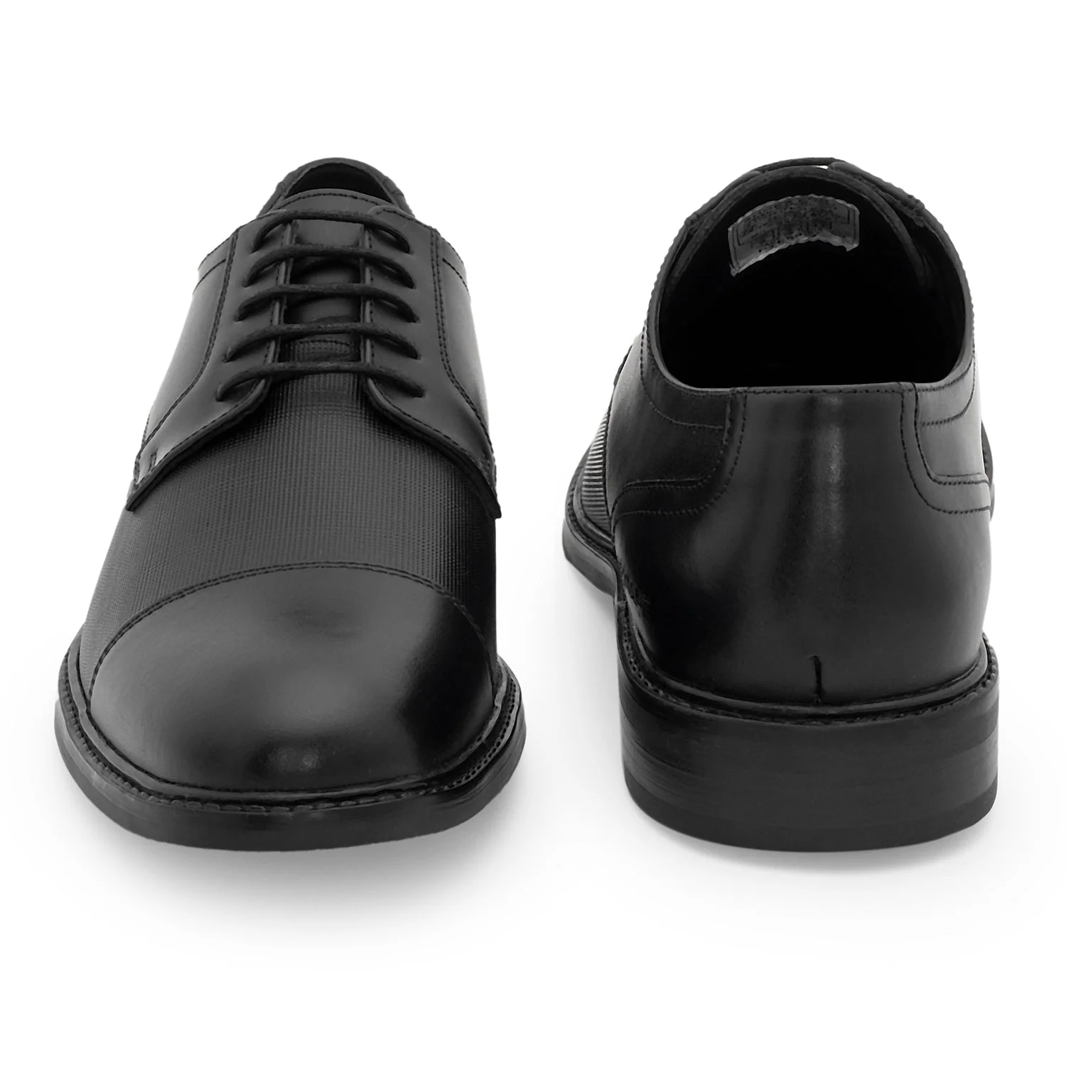 Derby Shoes for Men in Black | Formal Leather Shoes - Image 4