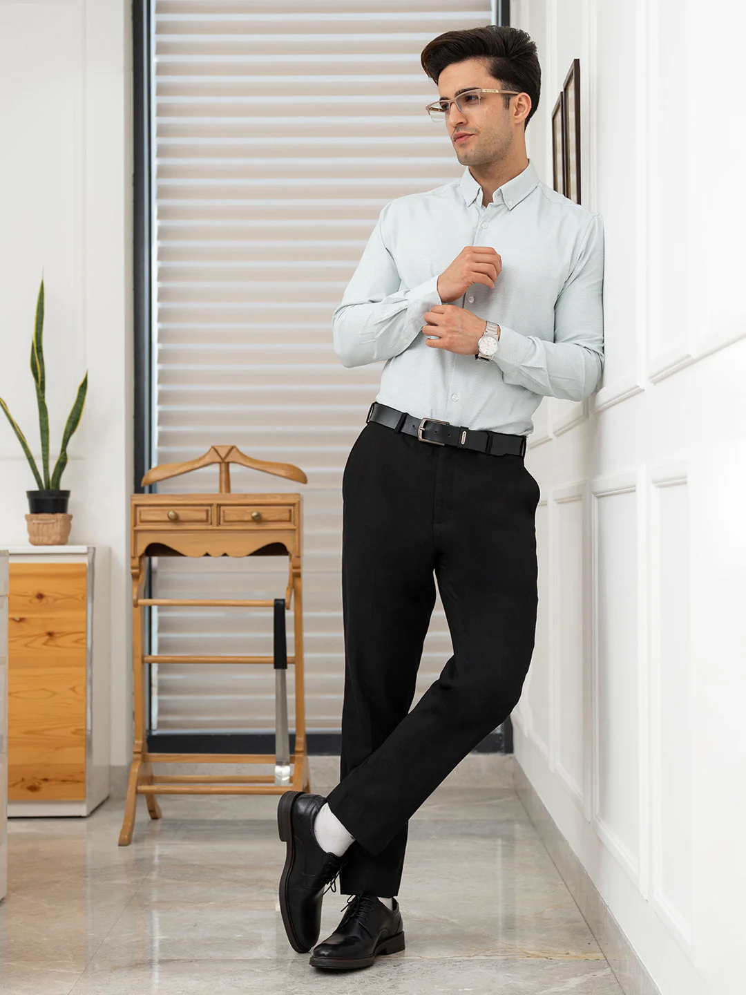 Dobby Button-Down Formal Shirt for Men | Premium & Minimalist Design - Image 5