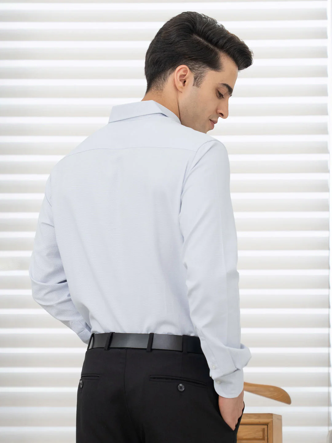 Dobby Button-Down Formal Shirt for Men | Premium & Minimalist Design - Image 4