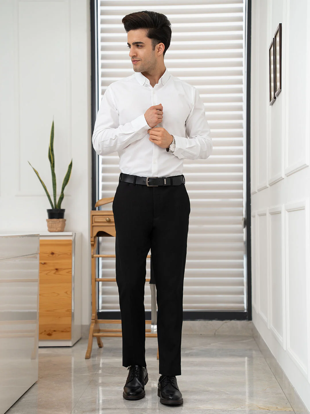 Dobby Button-Down Formal Shirt for Men | Premium & Minimalist Design - Image 5