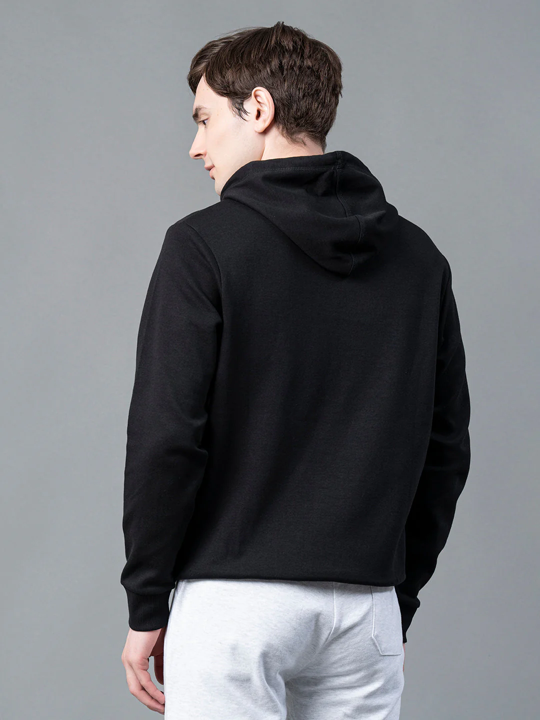 Essential Black Hoodie for Men - Image 3