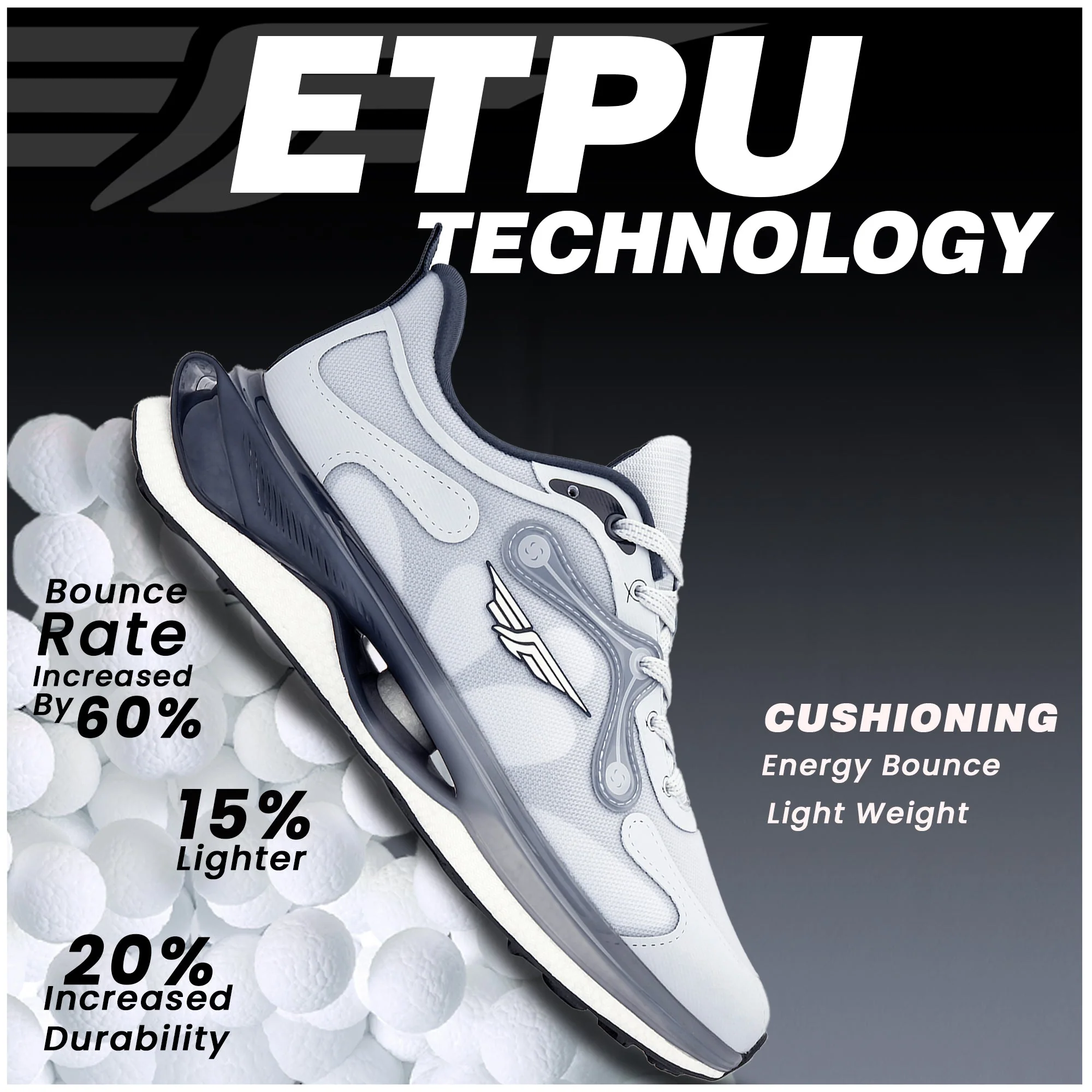 ETPU Athleisure Sports Shoes for Men for Dynamic Comfort - Image 7