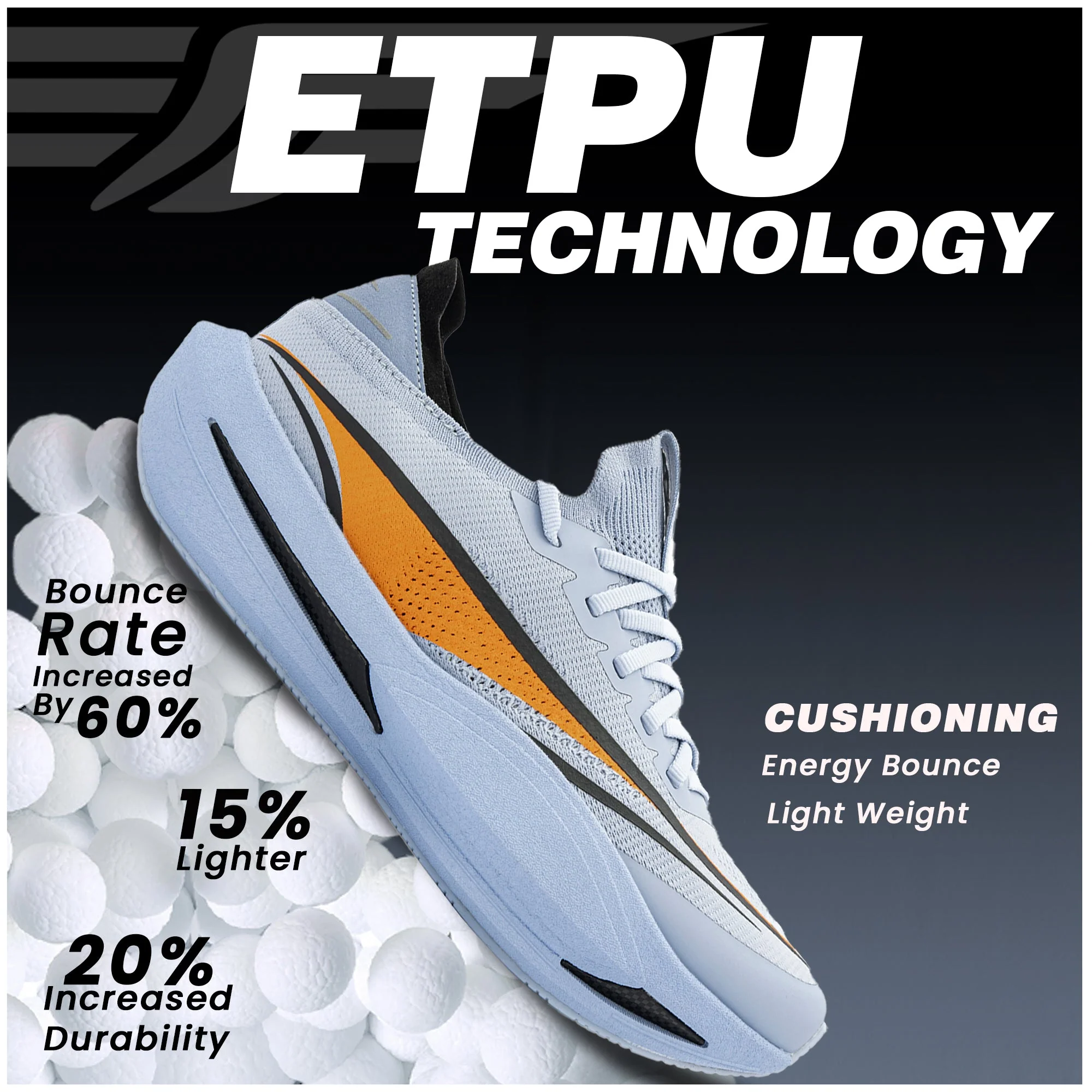 ETPU Athleisure Sports Shoes for Men for Everyday Performance - Image 7