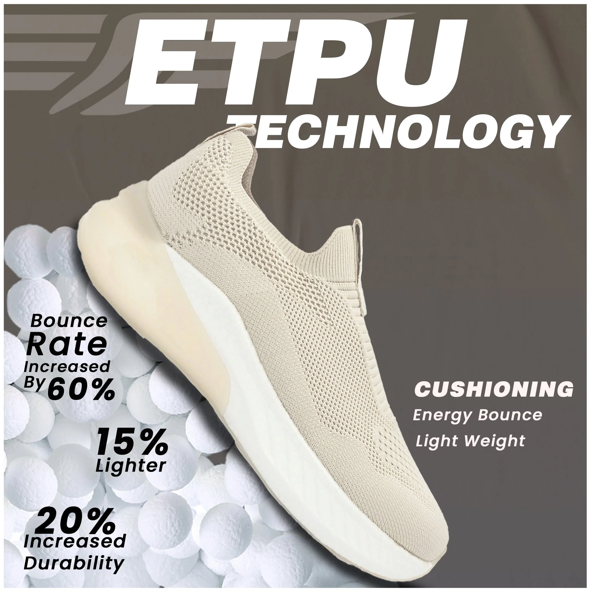 ETPU Women's Walking Slip-On Shoes for Extra Comfort - Image 7