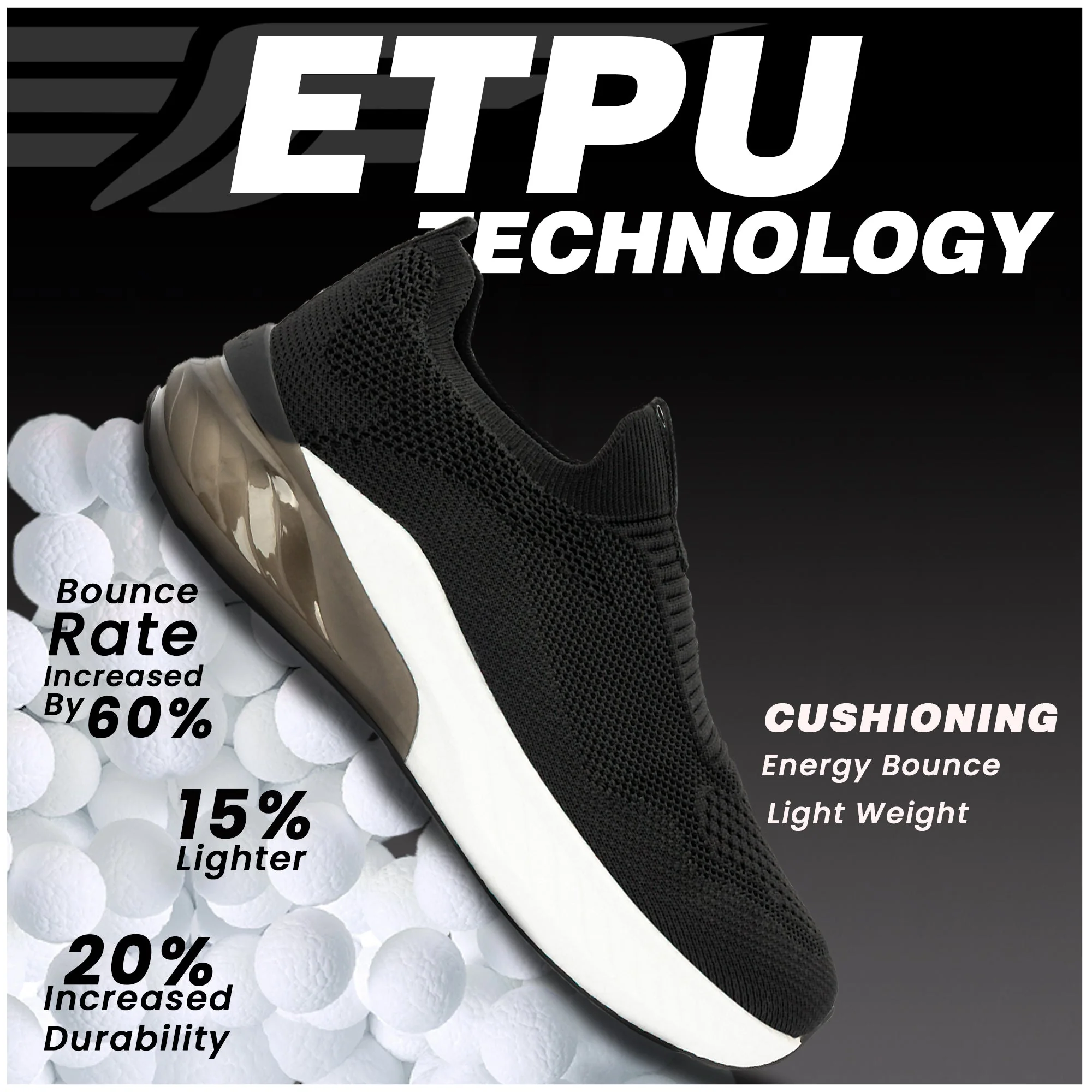 ETPU Women's Walking Slip-On Shoes for Extra Comfort - Image 7