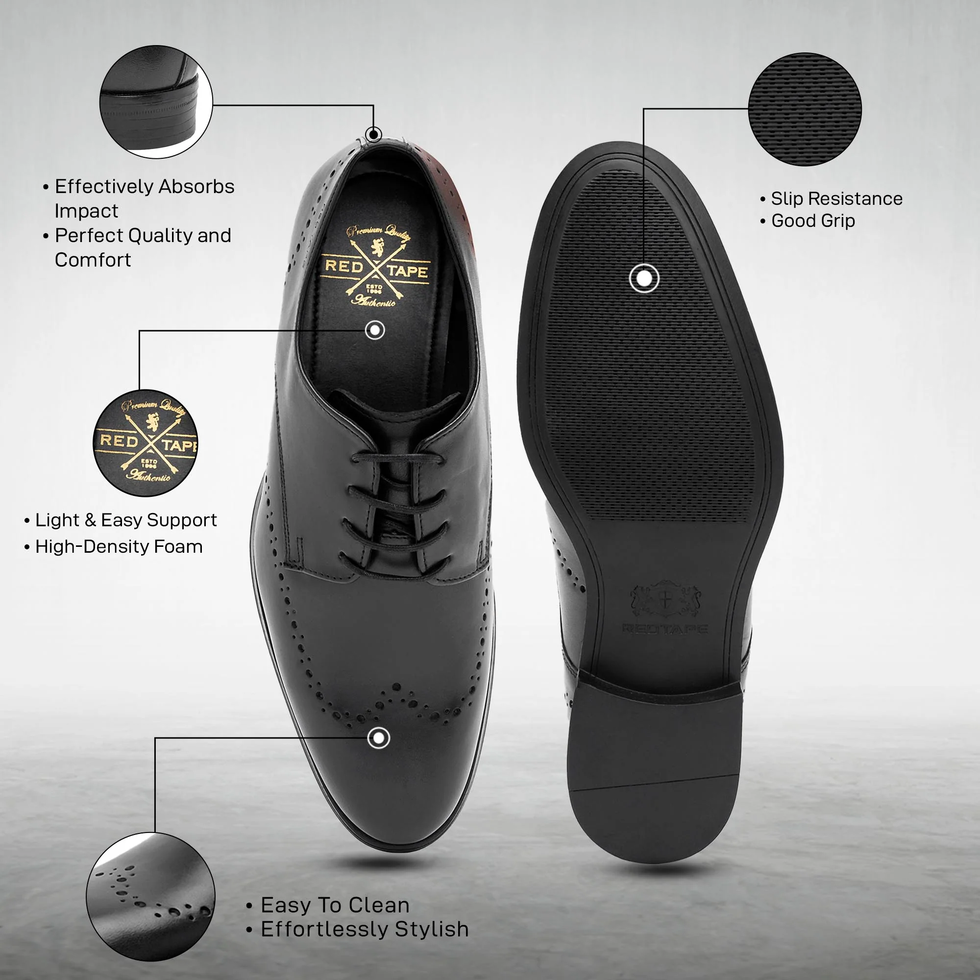 Formal Derby Shoes for Men's - Image 5