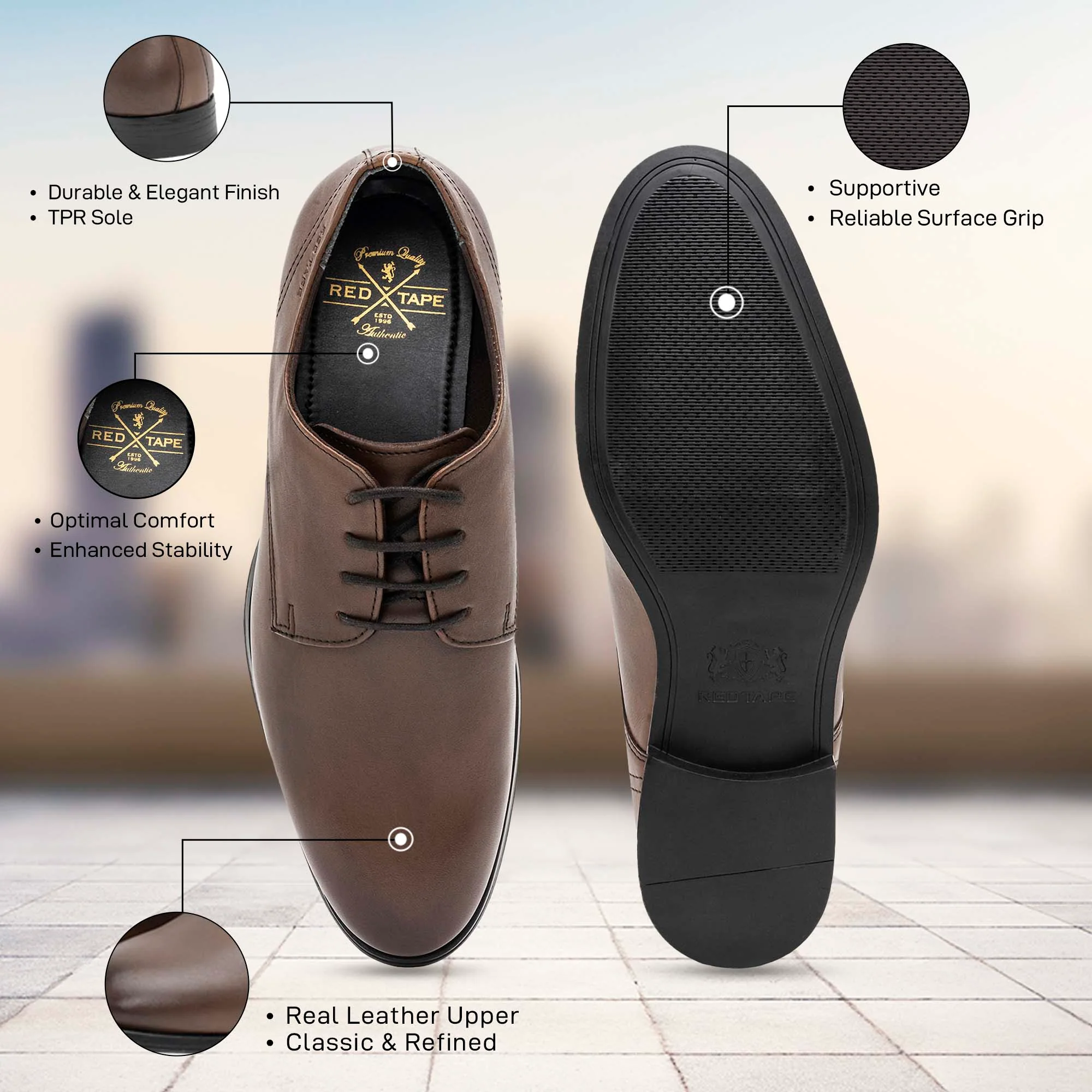 Formal Derby Shoes for Men - Image 5