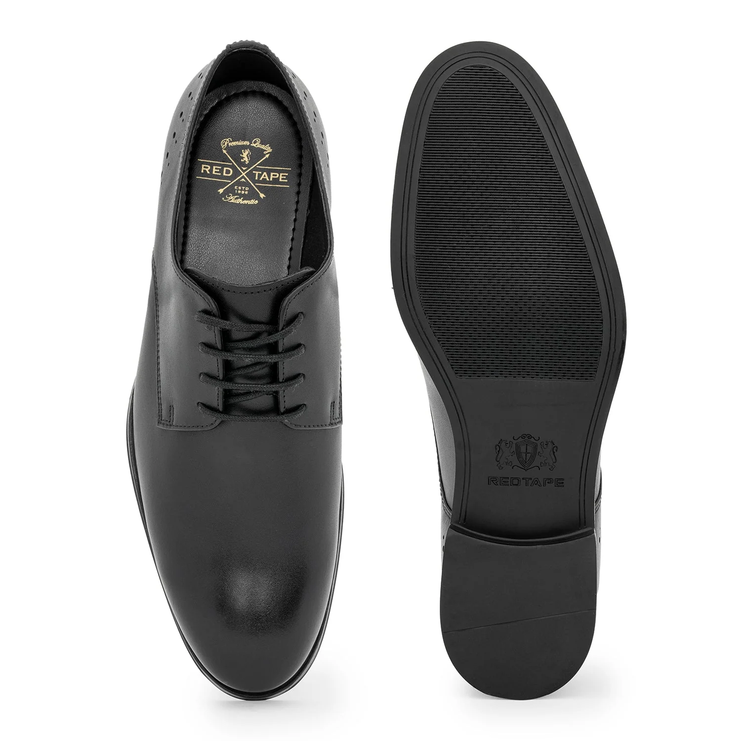 Formal Derby Shoes for Men | Soft Cushioned Insole, Slip-Resistance, Dynamic Feet Support, Arch Support & Shock Absorption - Image 5