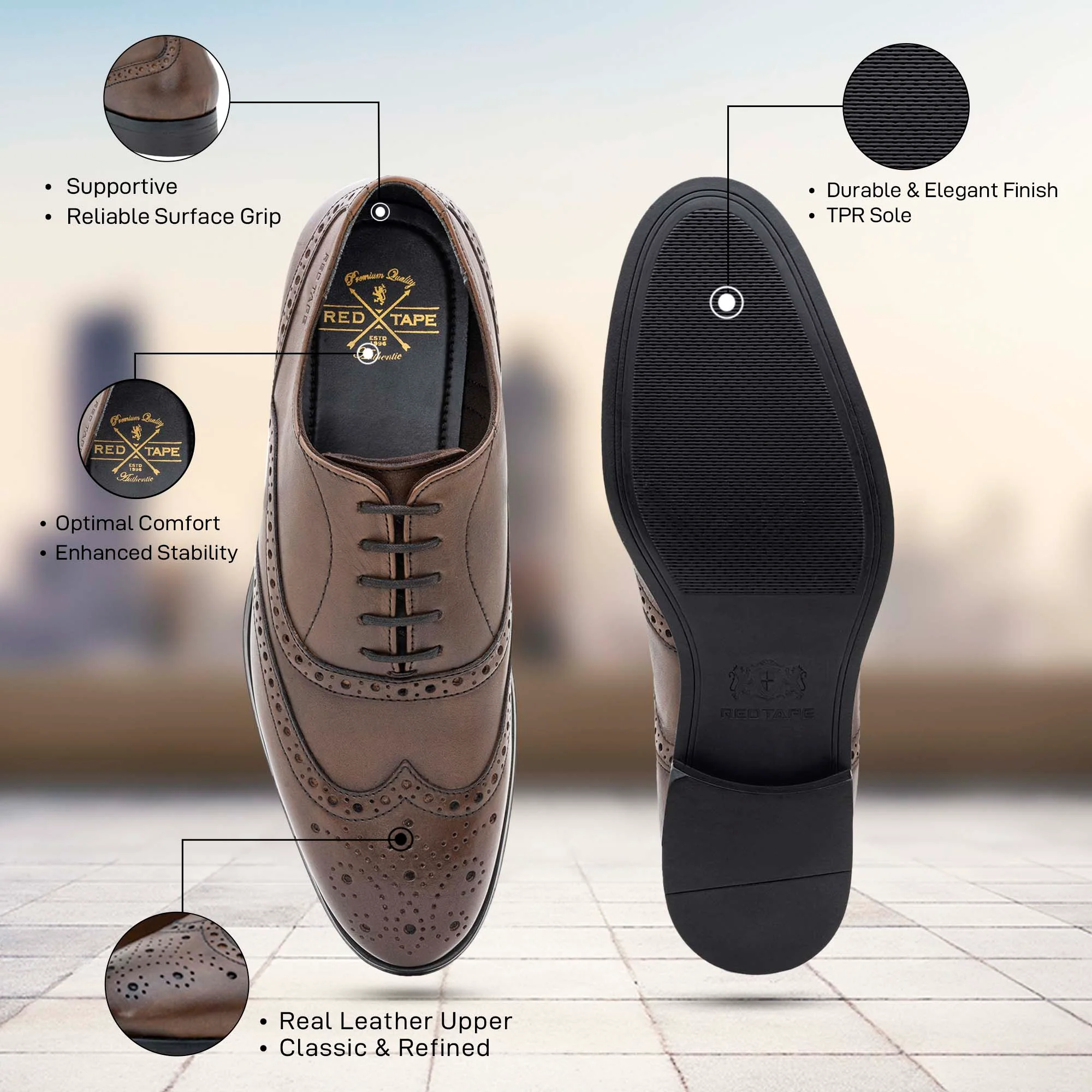 Formal Oxford Shoes for Men's - Image 5