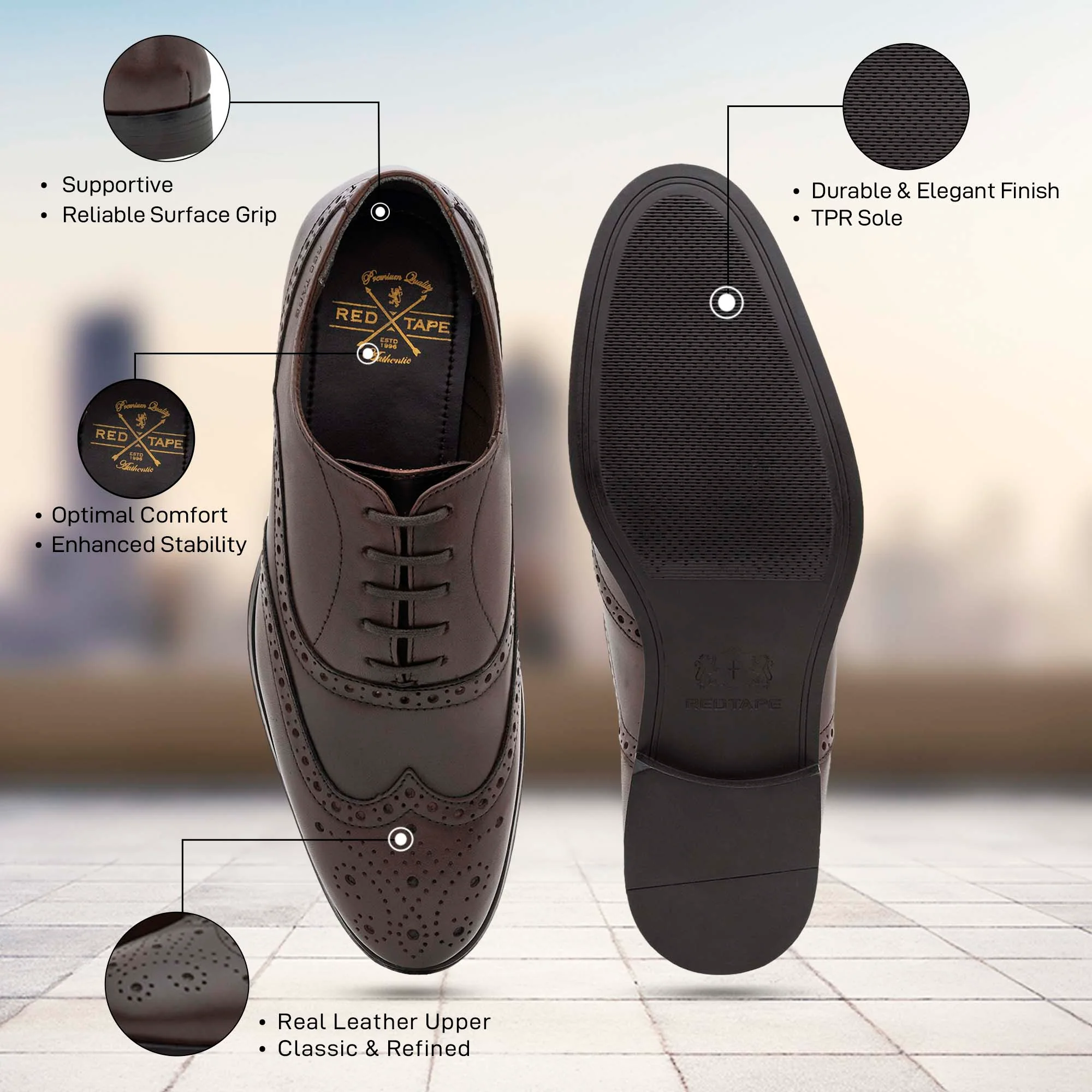 Formal Oxford Shoes for Men's - Image 5
