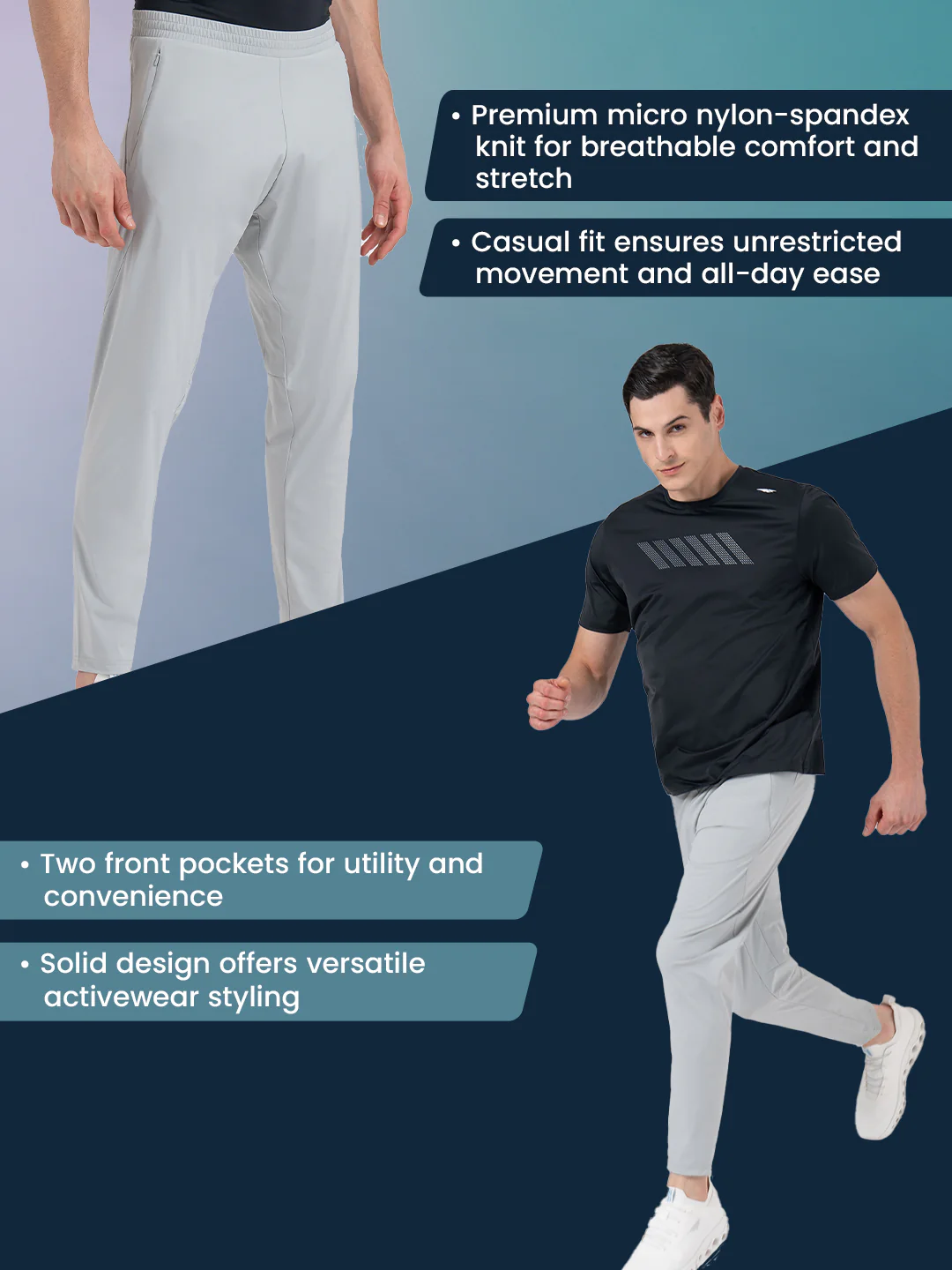 Full-Length Joggers for Men - Image 2