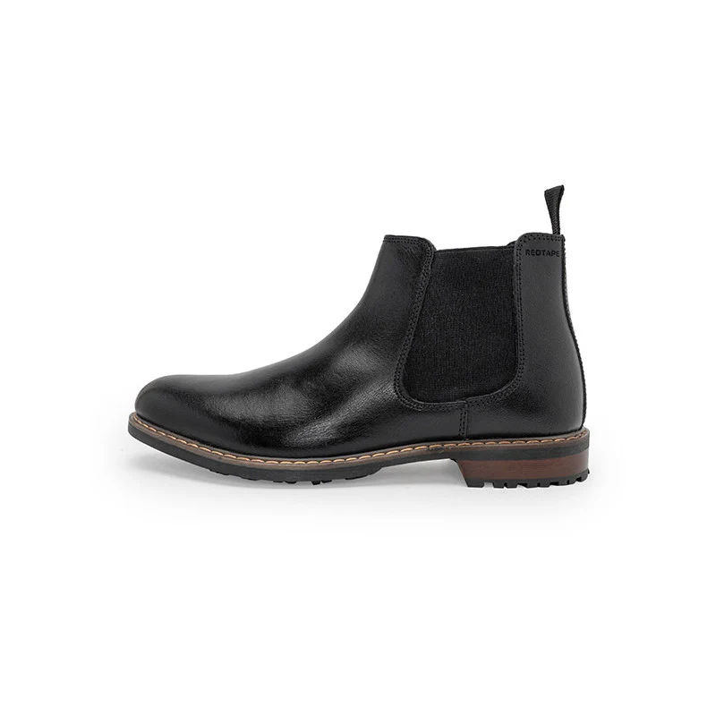 Genuine Leather Chelsea Boots for Men - Image 4