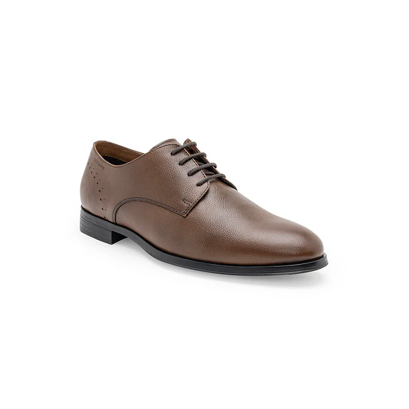 Genuine Leather Formal Dress Shoes for Men | Soft Cushioned Insole, Slip-Resistance, Dynamic Feet Support, Arch Support & Shock Absorption - Image 2