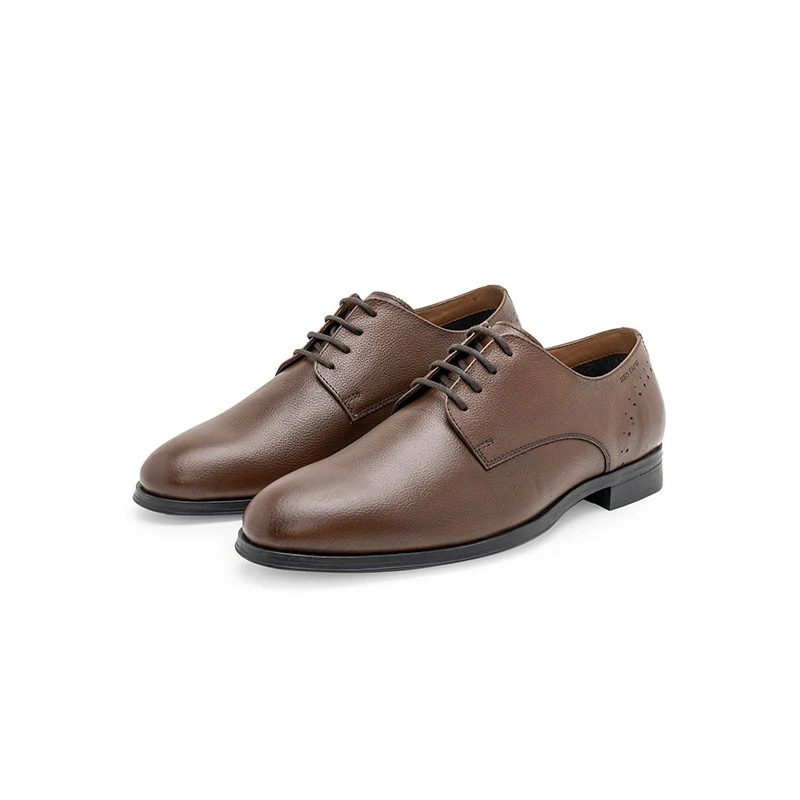 Genuine Leather Formal Dress Shoes for Men | Soft Cushioned Insole, Slip-Resistance, Dynamic Feet Support, Arch Support & Shock Absorption - Image 5