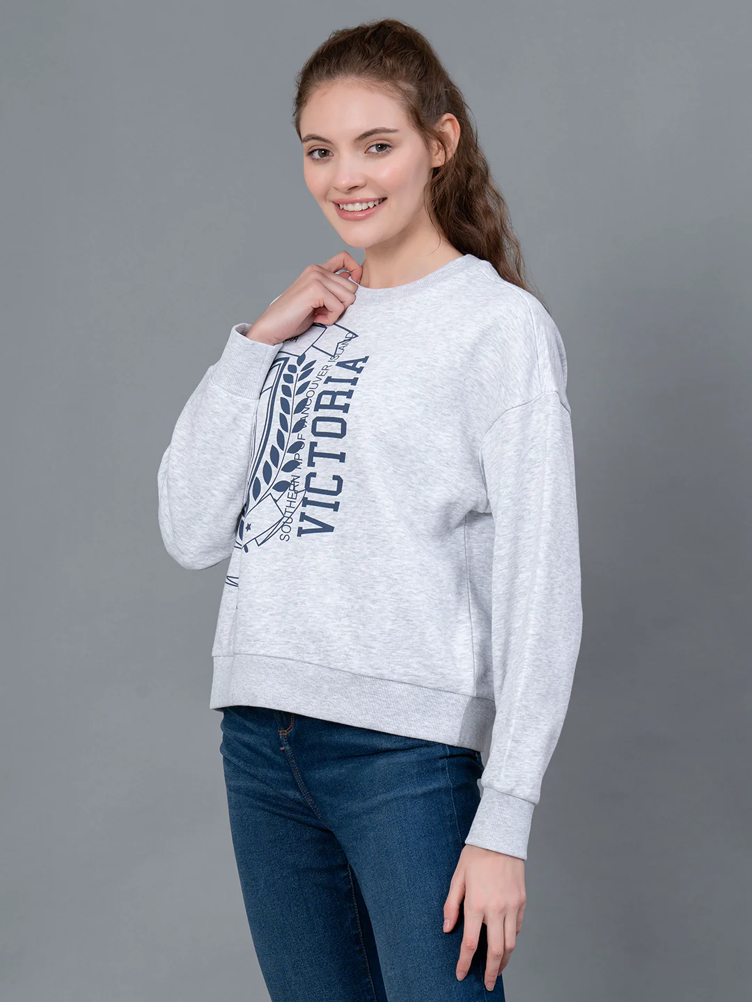 Graphic Print Sweatshirt for Women - Image 2