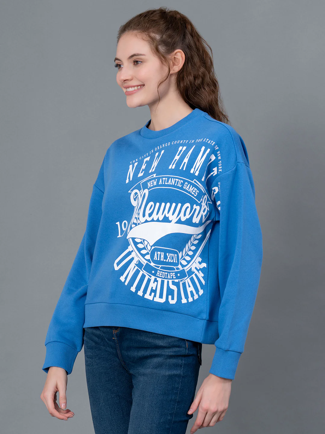 Graphic Print Sweatshirt for Women - Image 2