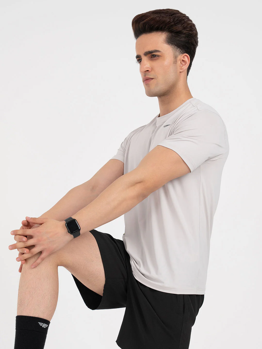 Graphic Light Grey Tshirt for Men | Daily Activewear - Image 6
