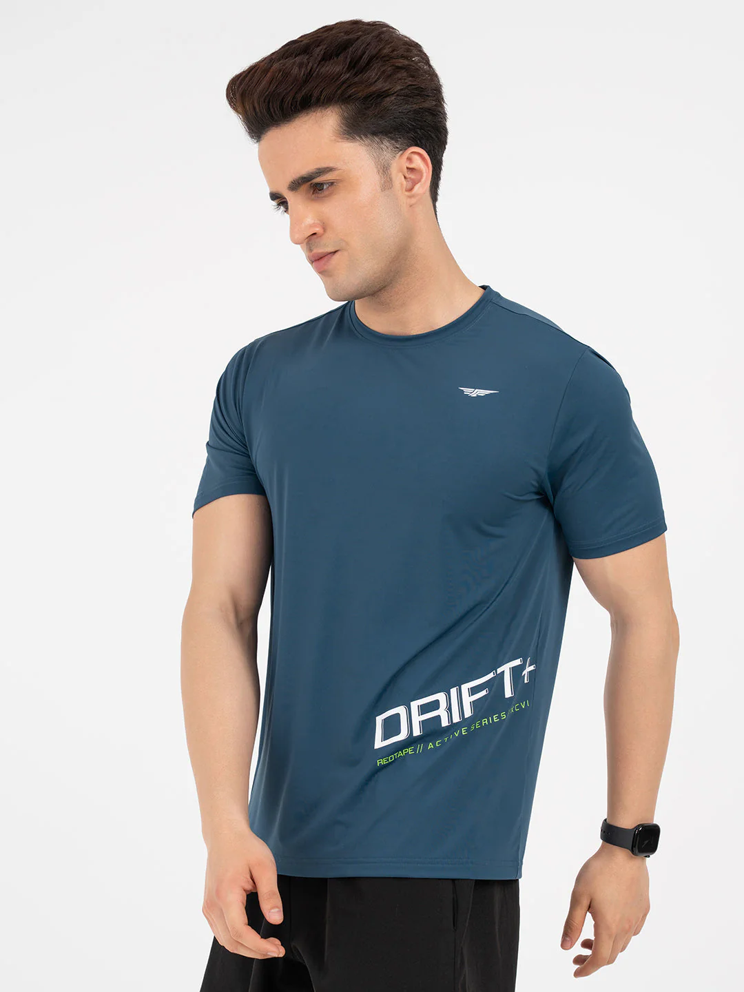 Graphic Midnight Blue Tshirt for Men | Daily Activewear - Image 2