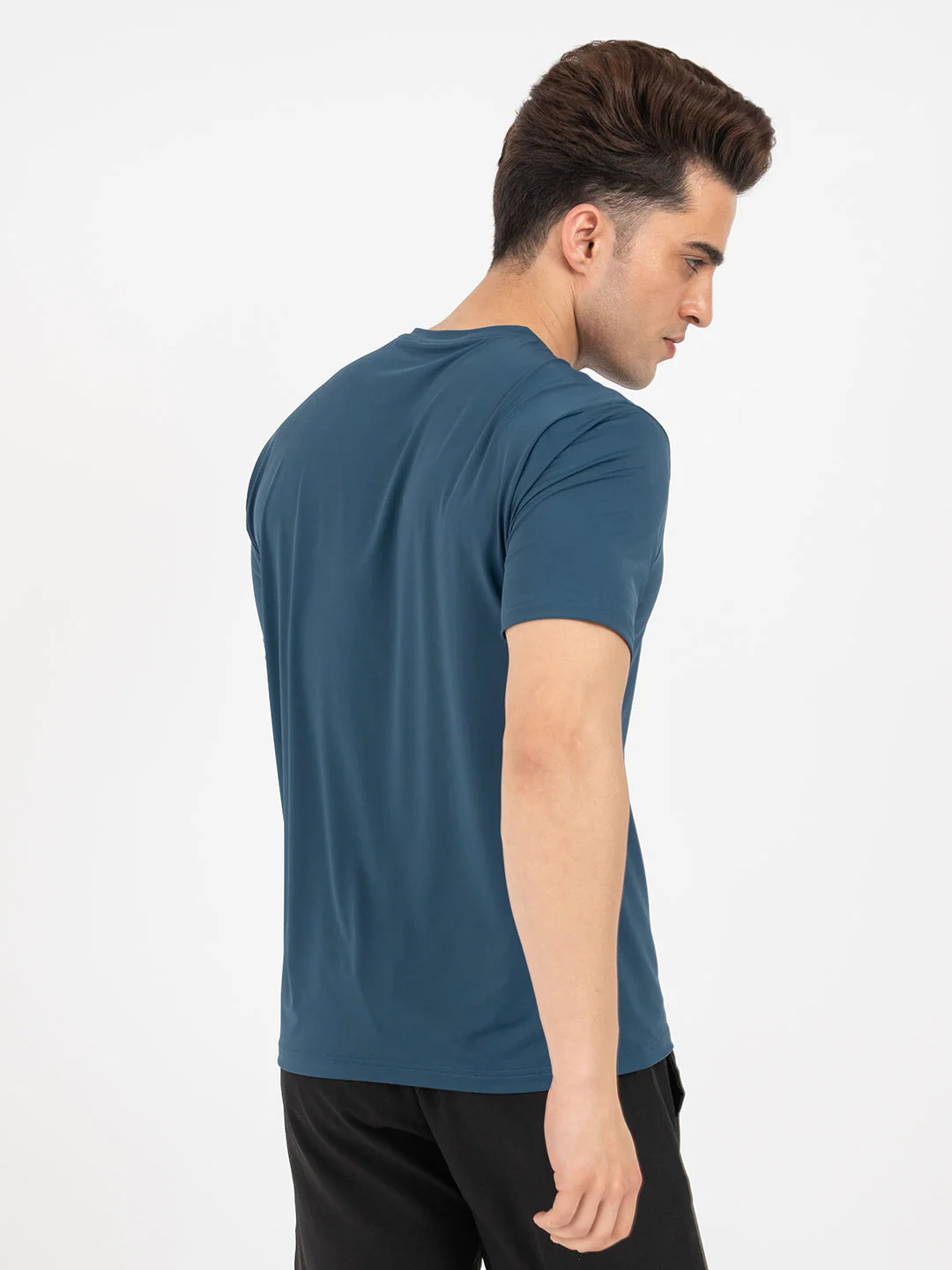 Graphic Midnight Blue Tshirt for Men | Daily Activewear - Image 3