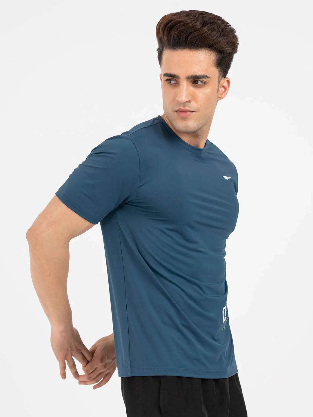 Graphic Midnight Blue Tshirt for Men | Daily Activewear - Image 6