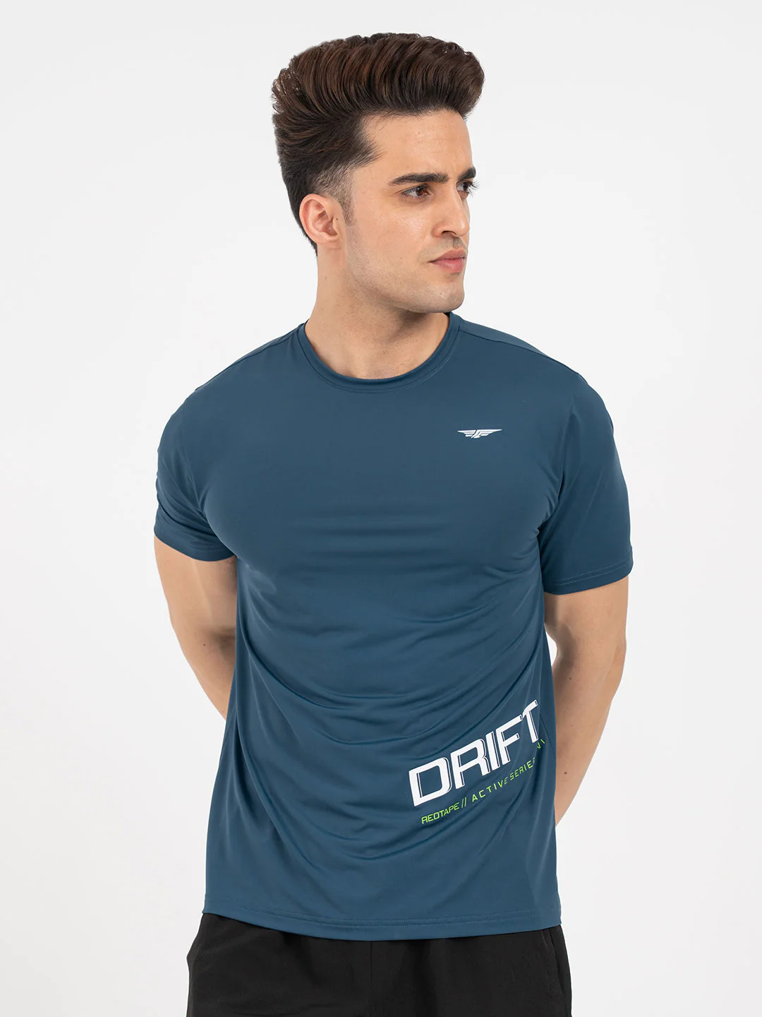 Graphic Midnight Blue Tshirt for Men | Daily Activewear - Image 7