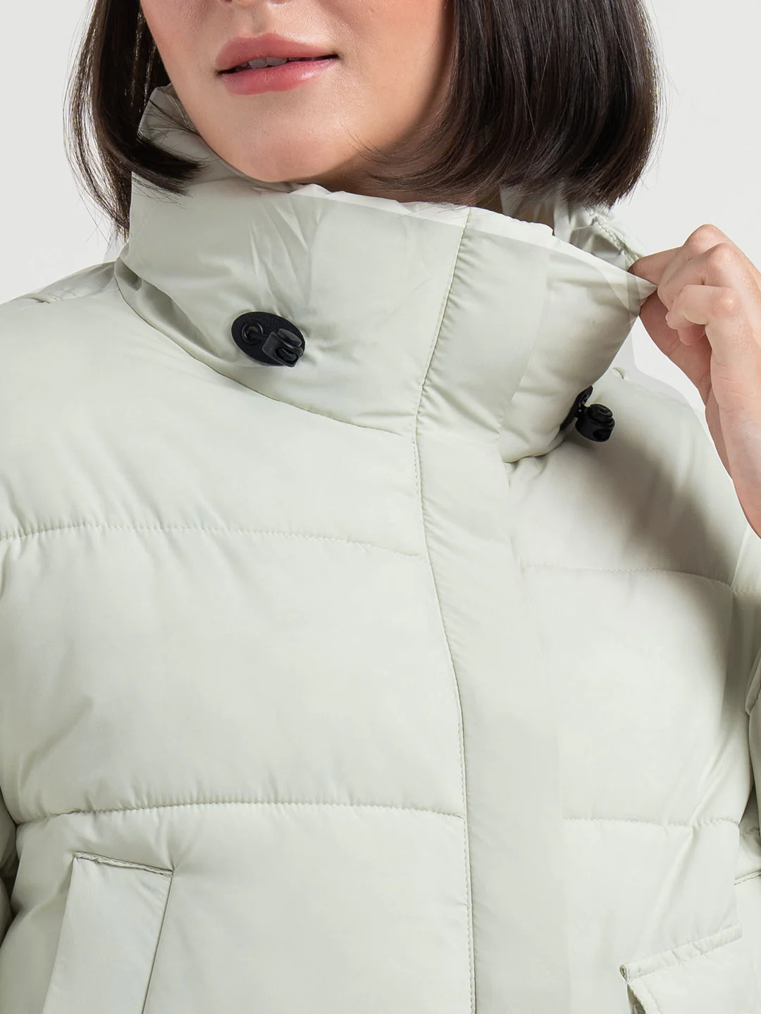 Green Bomber Jacket for Women | Stylish Winter Essential - Image 5