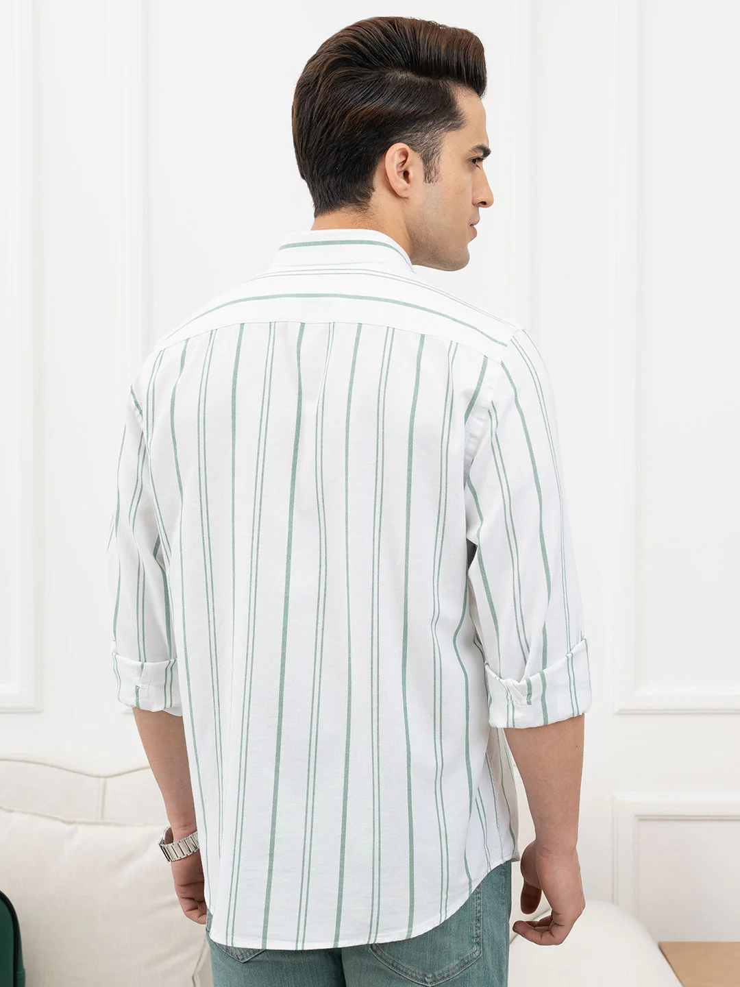 Green Shirt Men - Image 4