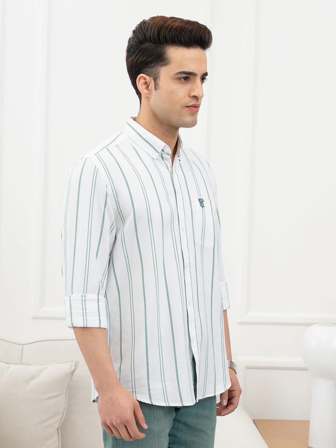 Green Shirt Men - Image 6