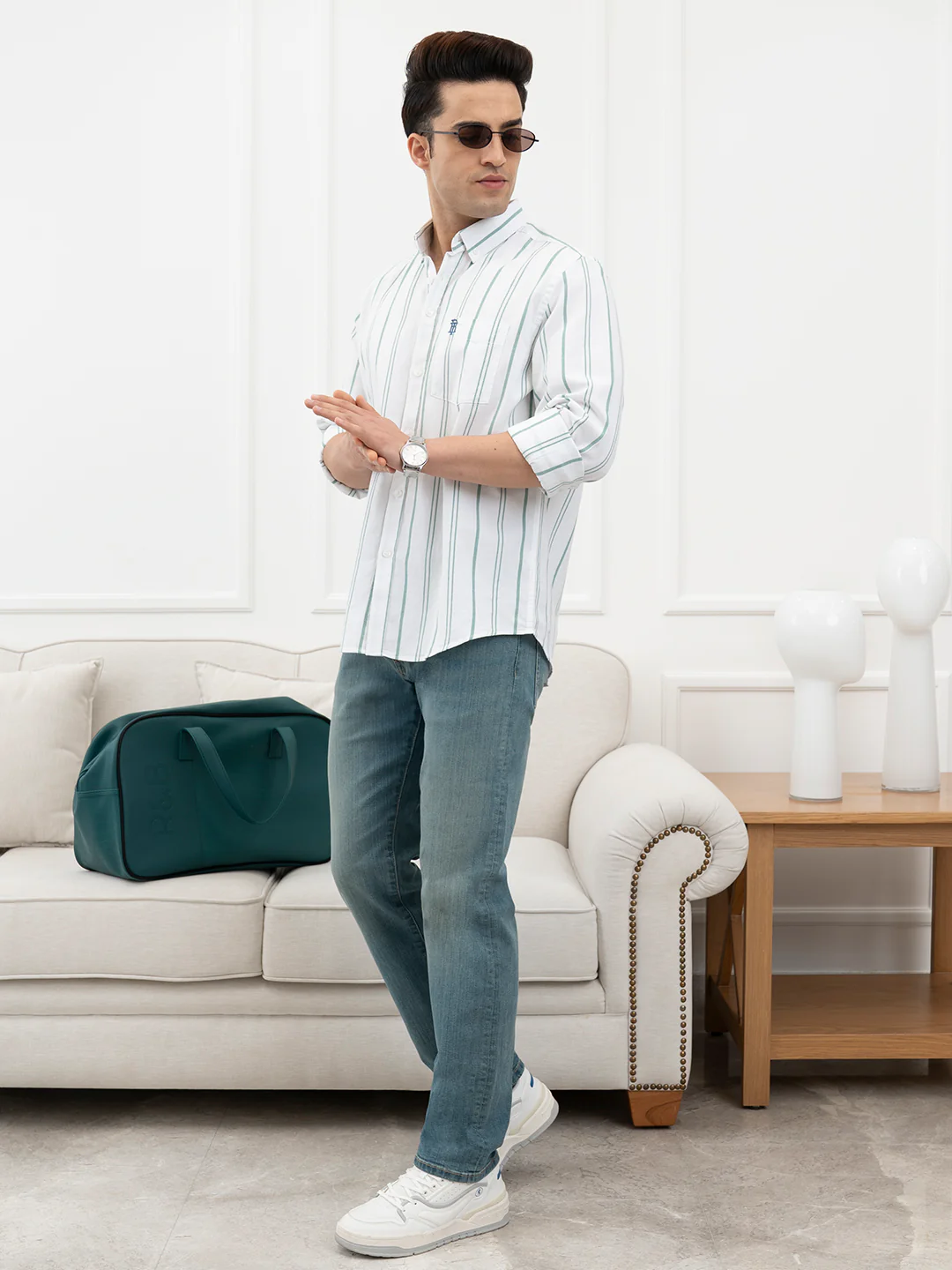 Green Shirt Men - Image 7