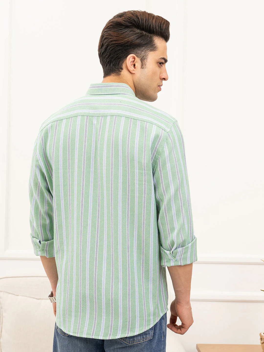 Green Shirt Men - Image 4