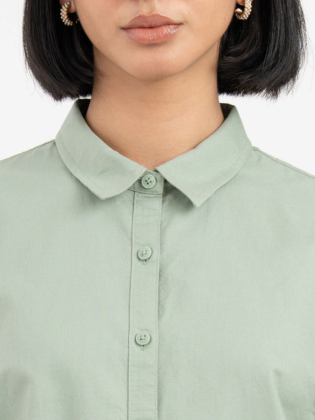 Green Shirt Women's - Image 4