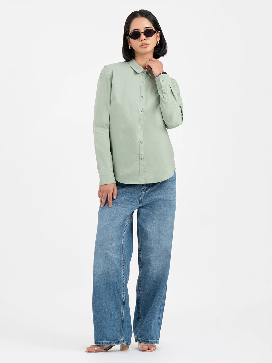 Green Shirt Women's - Image 5