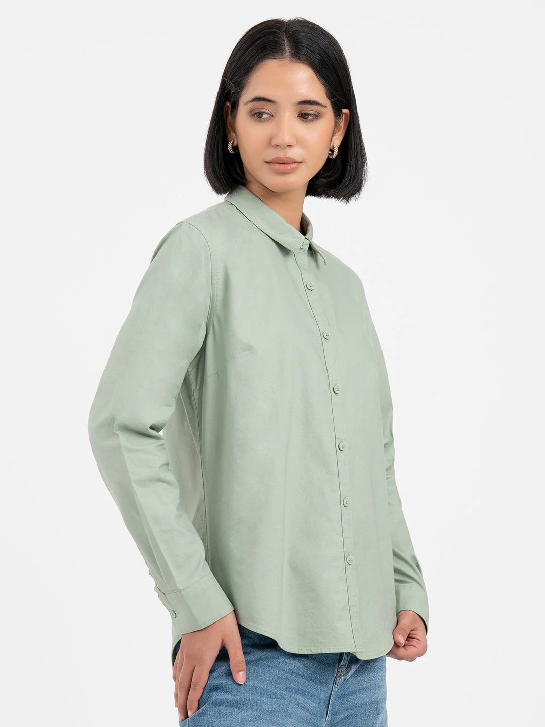 Green Shirt Women's - Image 6