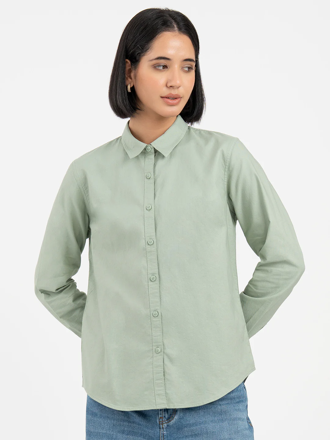 Green Shirt Women's - Image 7