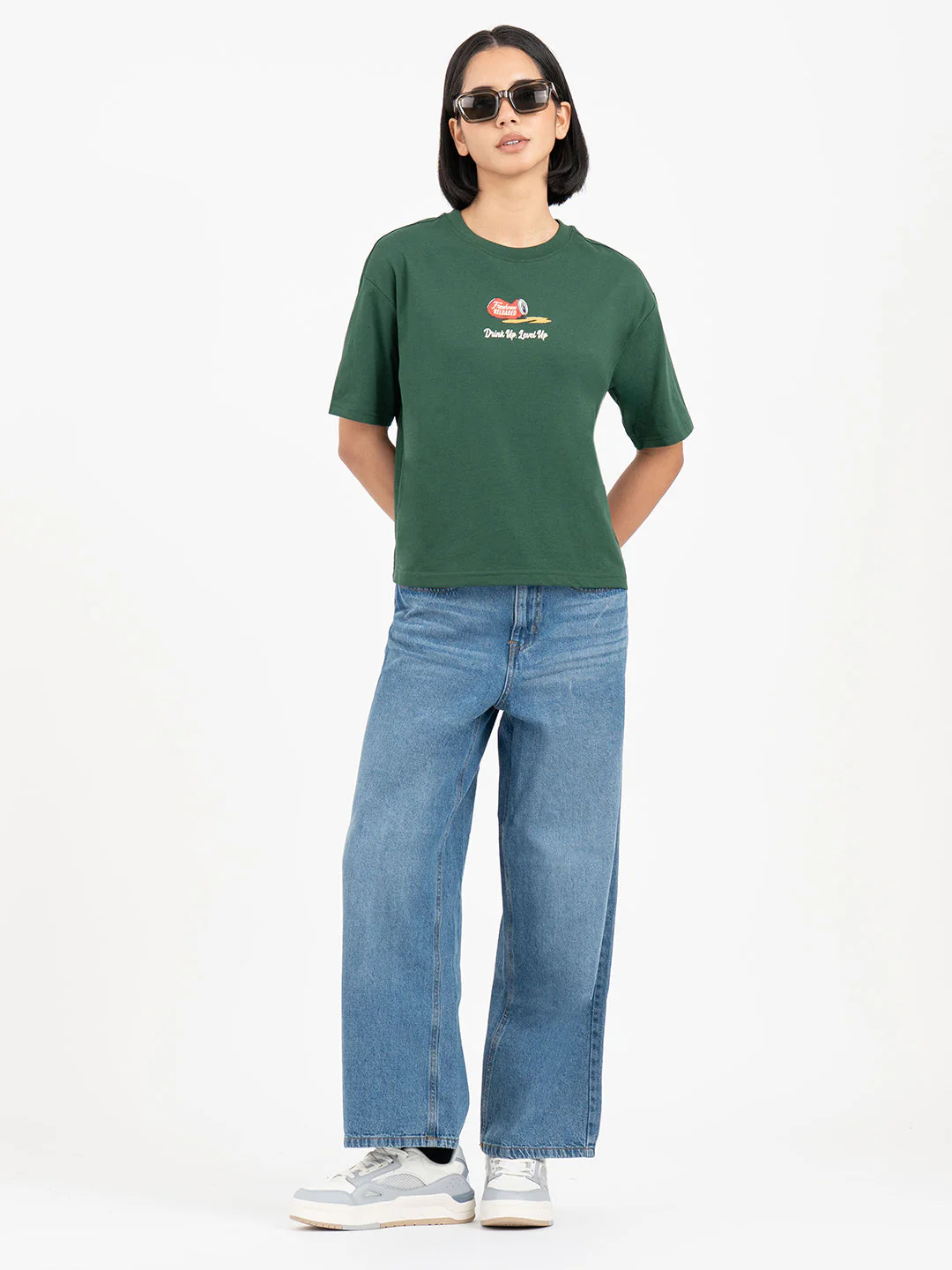 Green T-Shirt for Women - Image 5