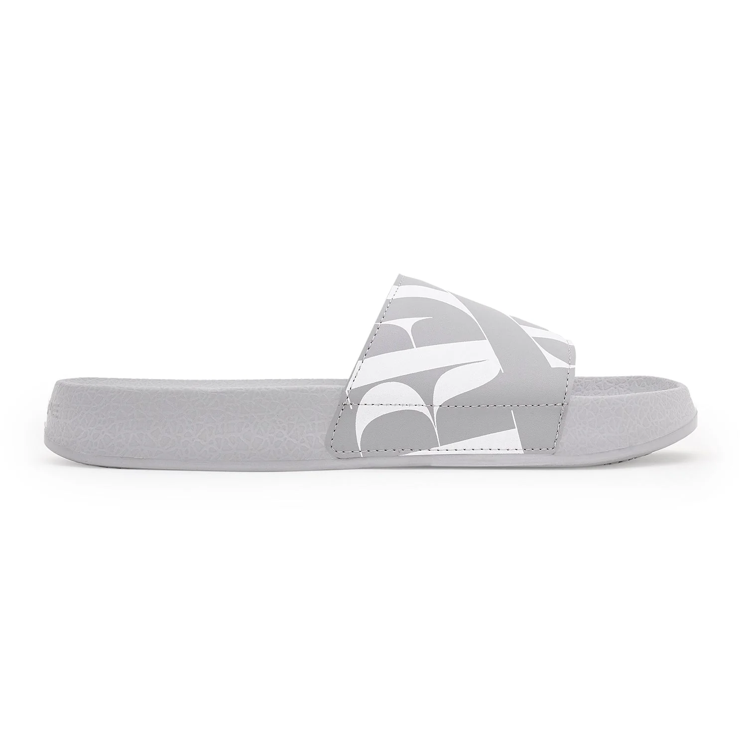 Grey Casual Pool Sliders for Men | Everyday Comfort - Image 2
