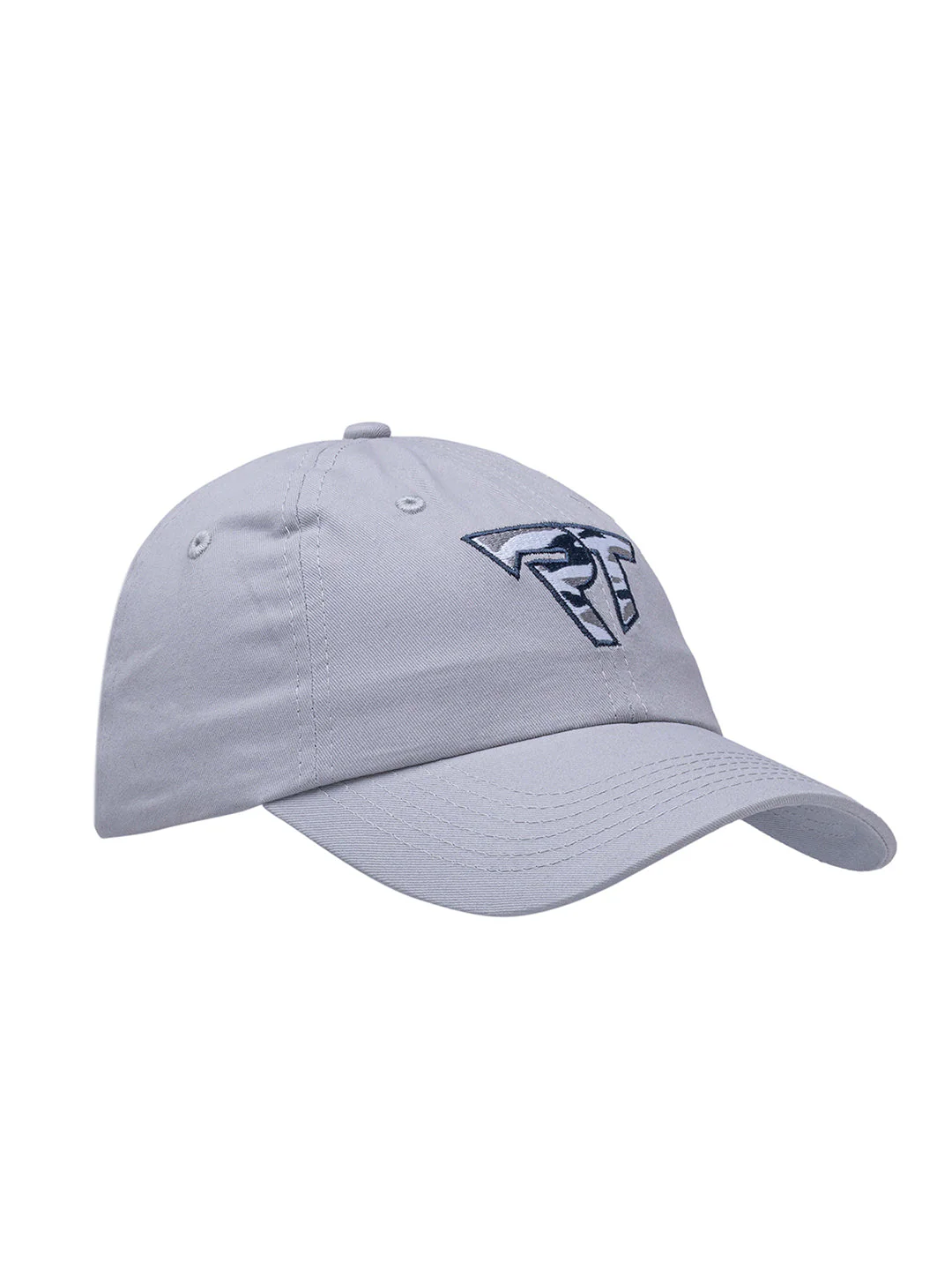 Grey Free Size Solid Unisex Cap | All Sports Cap with Airholes & Adjustable Strap - Image 2