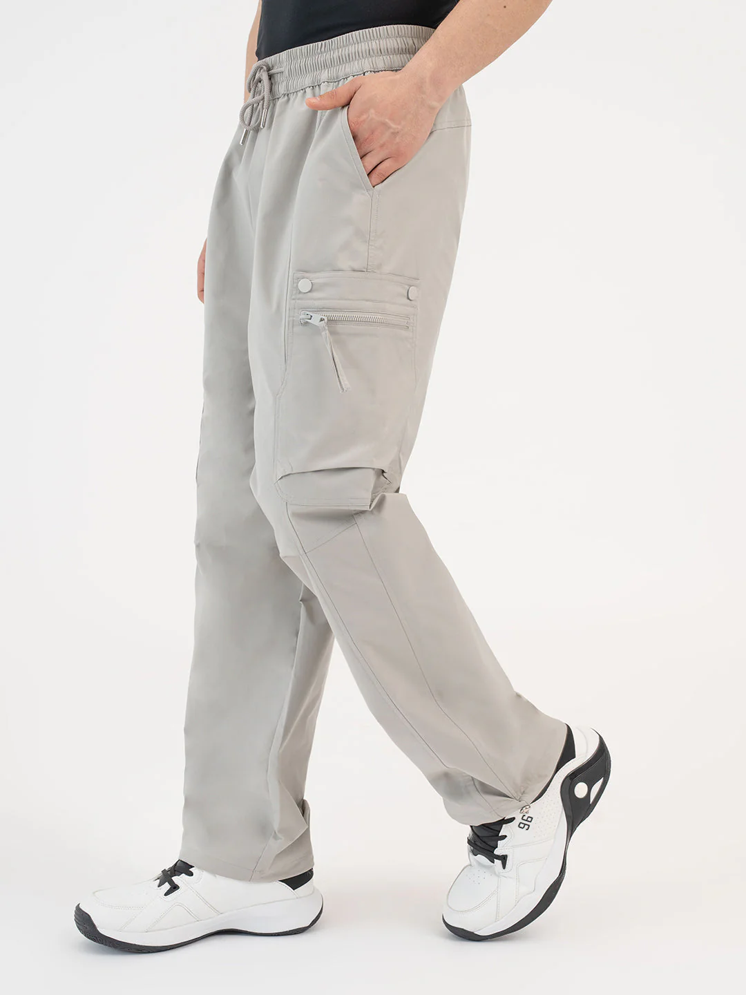 Red Tape Grey & Olive Pants for Men - Image 2