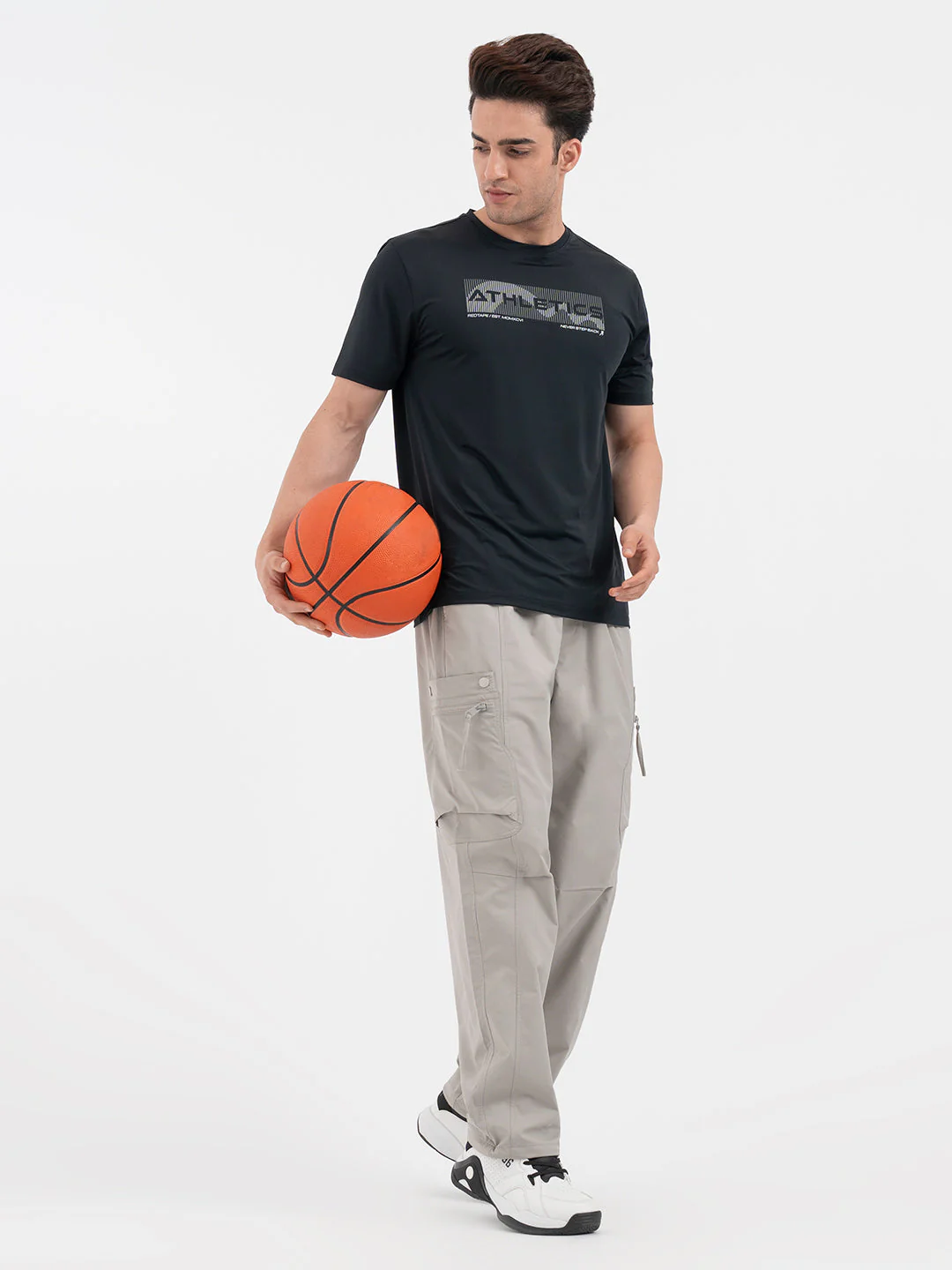Red Tape Grey & Olive Pants for Men - Image 5