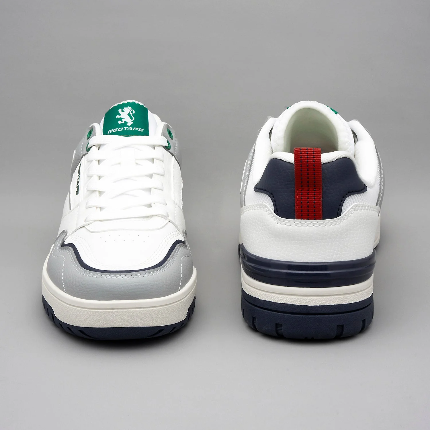Grey White Lifestyle Sneakers for Men - Image 4