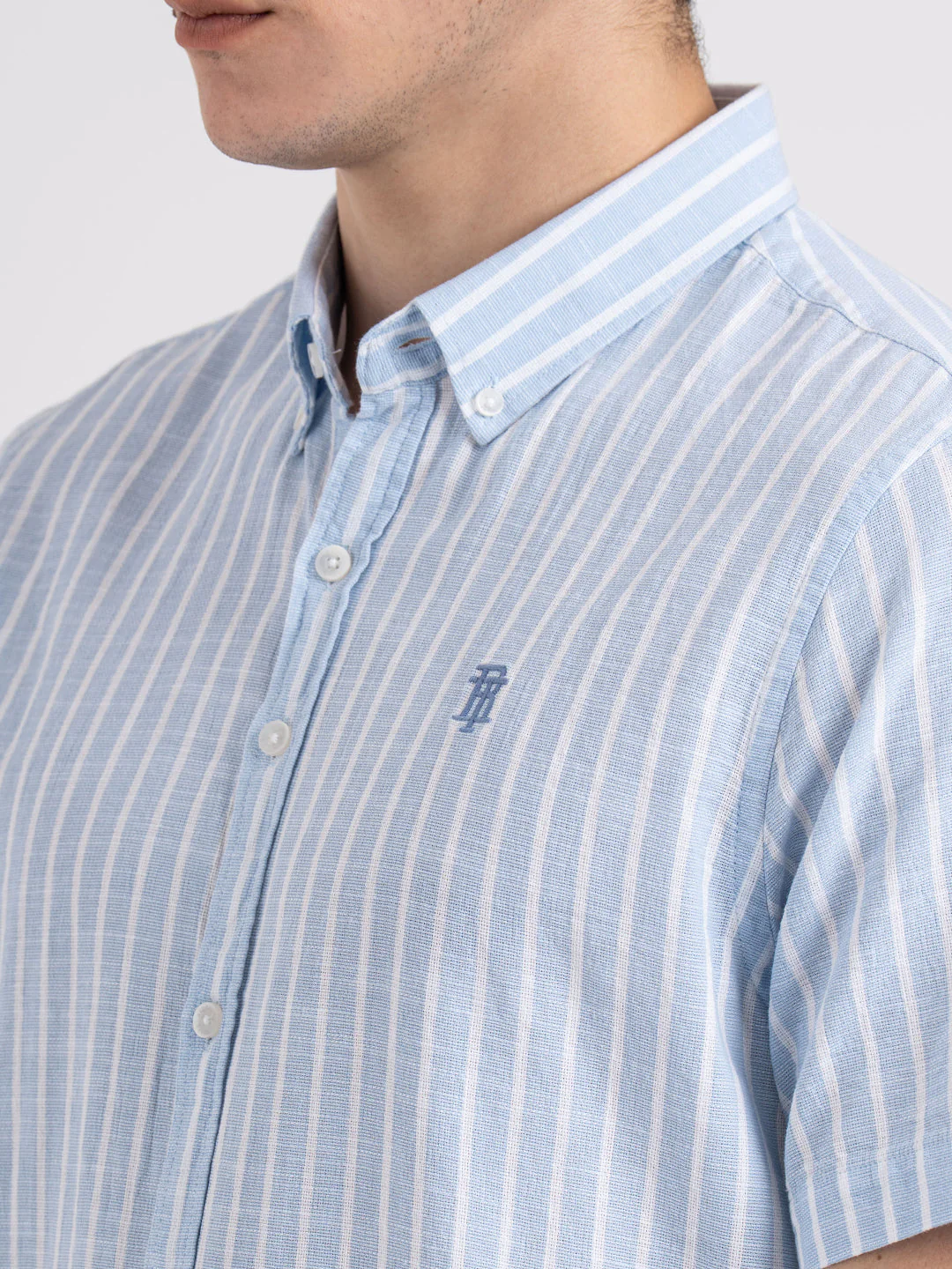 Half Slevee Button Down Shirt for Men - Image 5