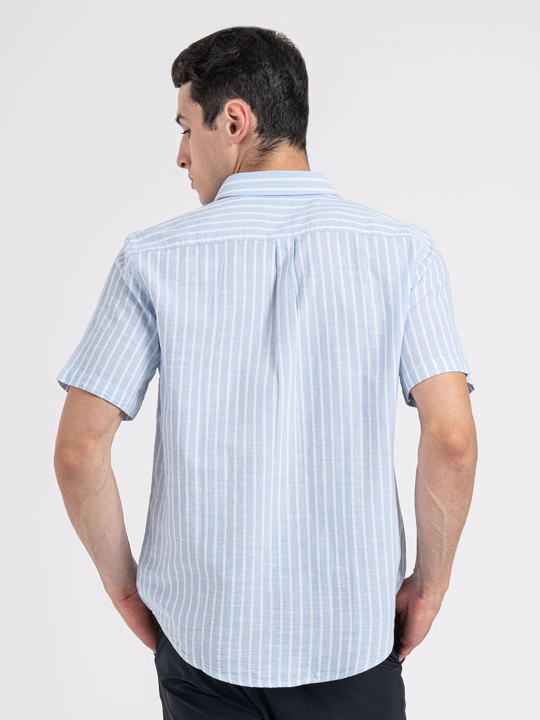 Half Slevee Button Down Shirt for Men | Your Go To for Comfort and Style - Image 3