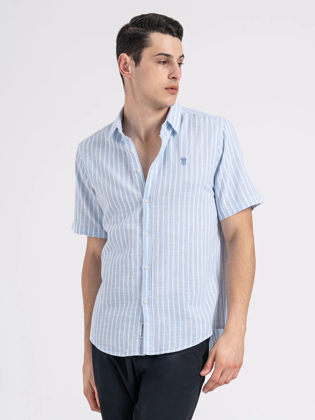 Half Slevee Button Down Shirt for Men | Your Go To for Comfort and Style - Image 6