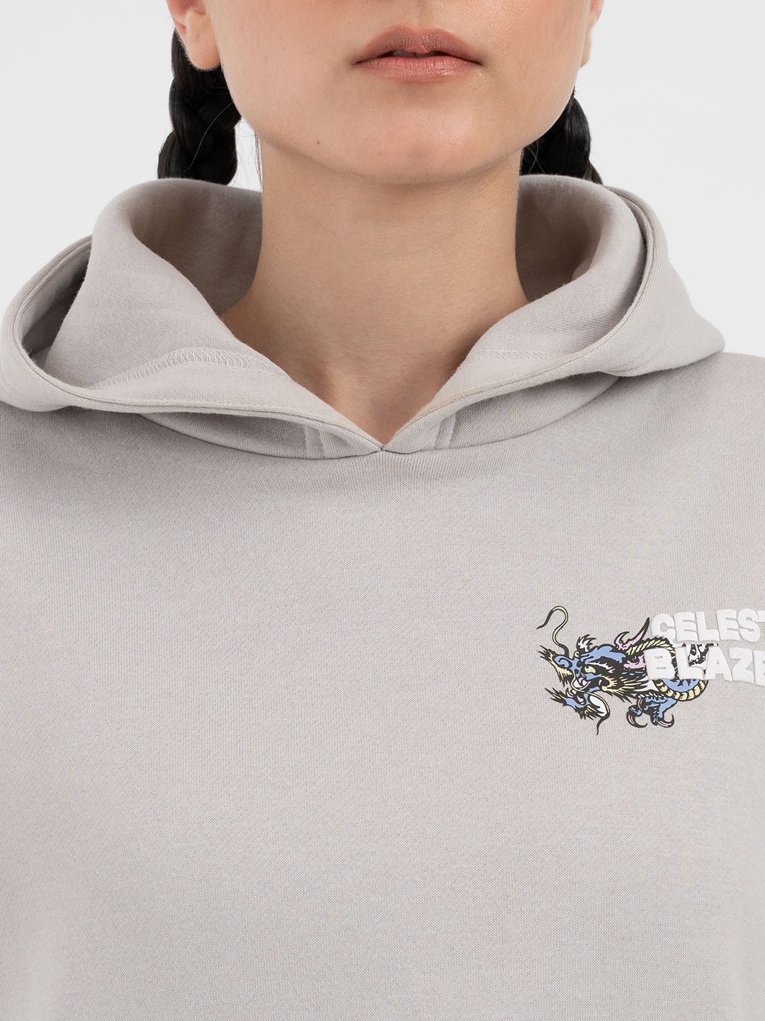Ice Grey Hoodie for Women - Image 4