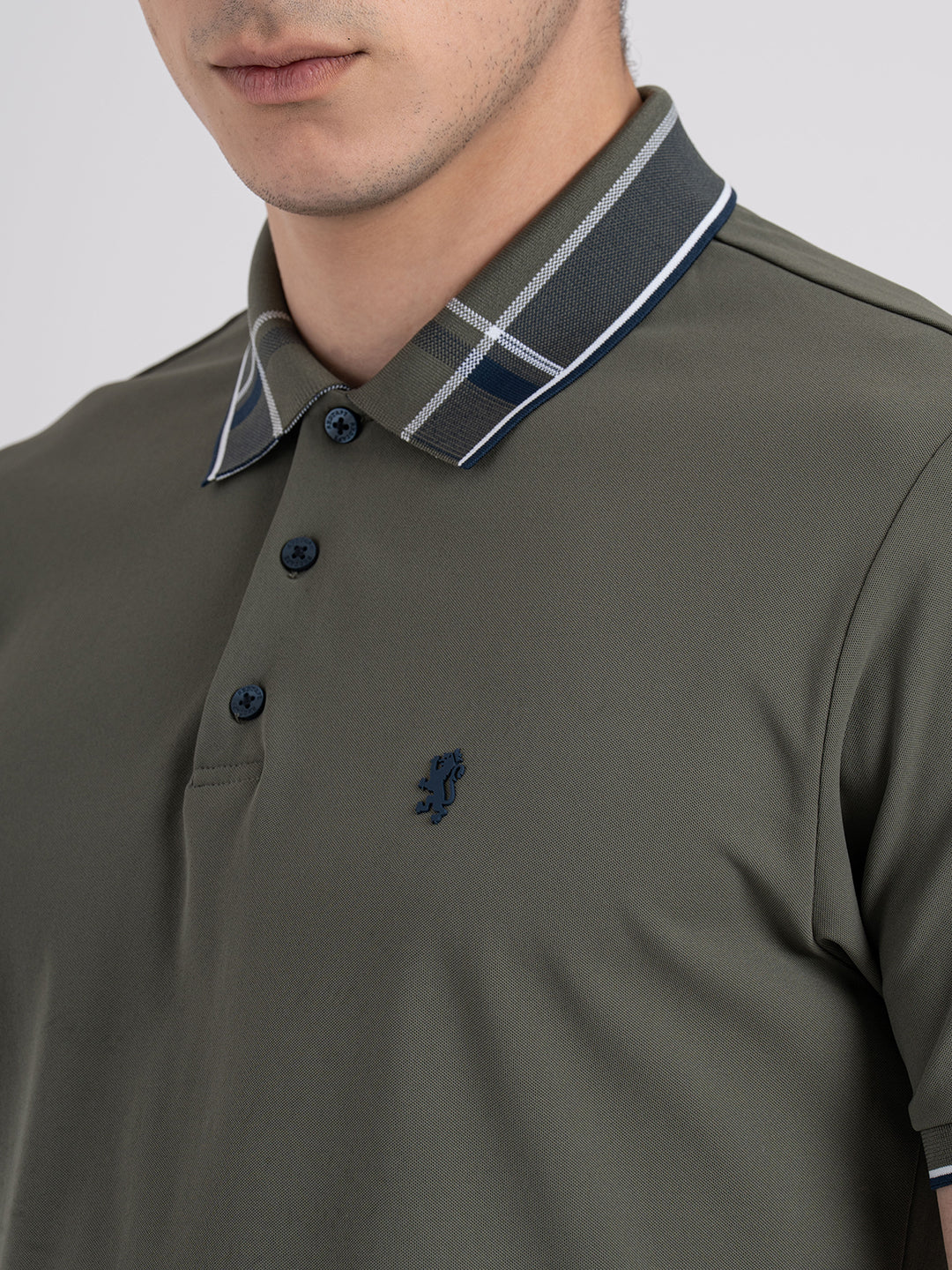 Jacquard Collar Polo T-shirt for Men | Premium Comfort | Sharp Look - Image 4