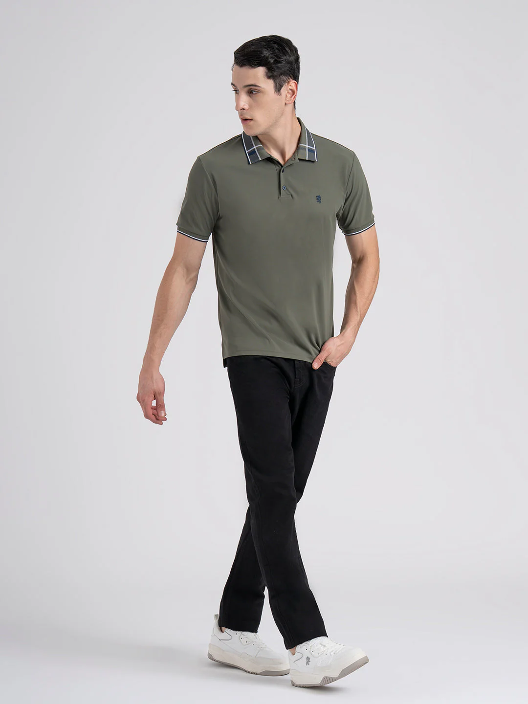 Jacquard Collar Polo T-shirt for Men | Premium Comfort | Sharp Look - Image 5